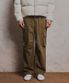 Twill Pocket Cargo Pants - BROWN