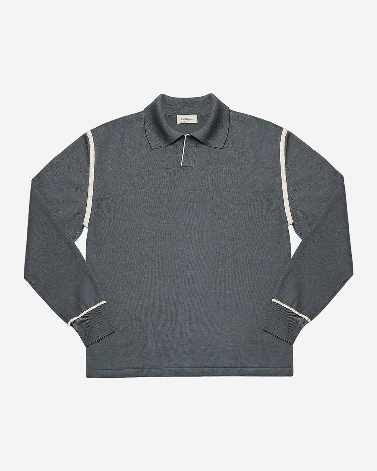 솔티(SORTIE) Essential Comfort Combination Knit (Charcoal)