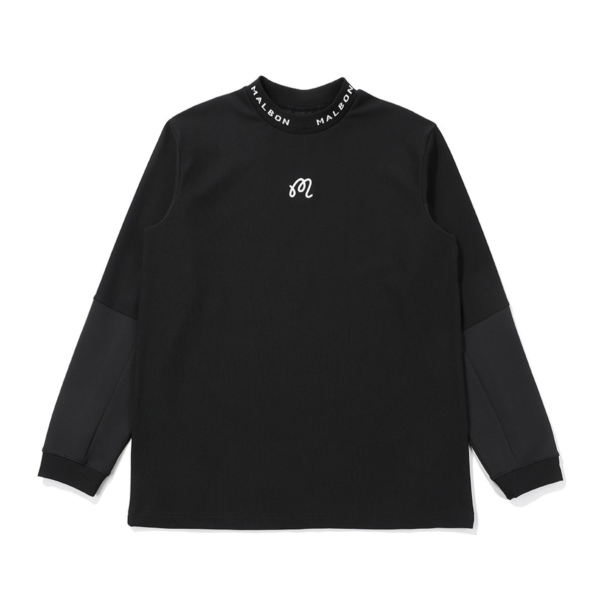 말본 골프(MALBON GOLF) 말본 믹스 모크넥 미들레이어 BLACK (MAN)