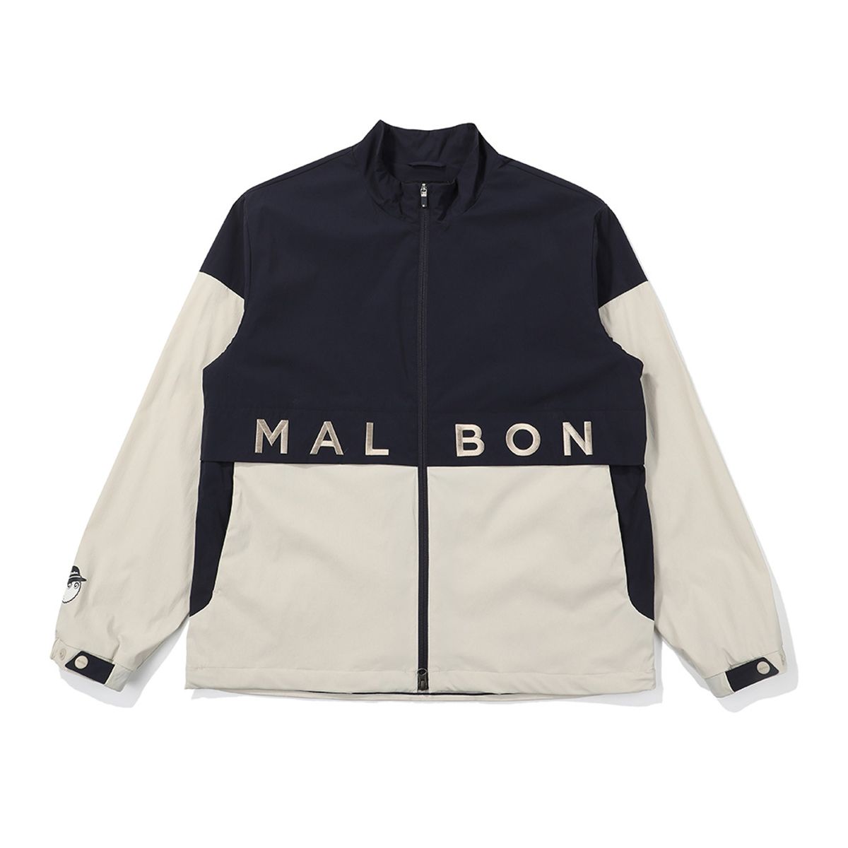 말본 골프(MALBON GOLF) 말본 컬러 블럭형 자켓 NAVY (MAN)