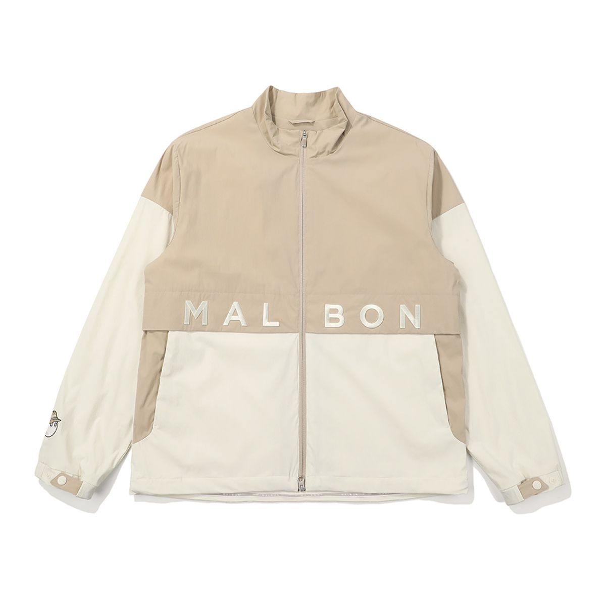 말본 골프(MALBON GOLF) 말본 컬러 블럭형 자켓 BEIGE (MAN)