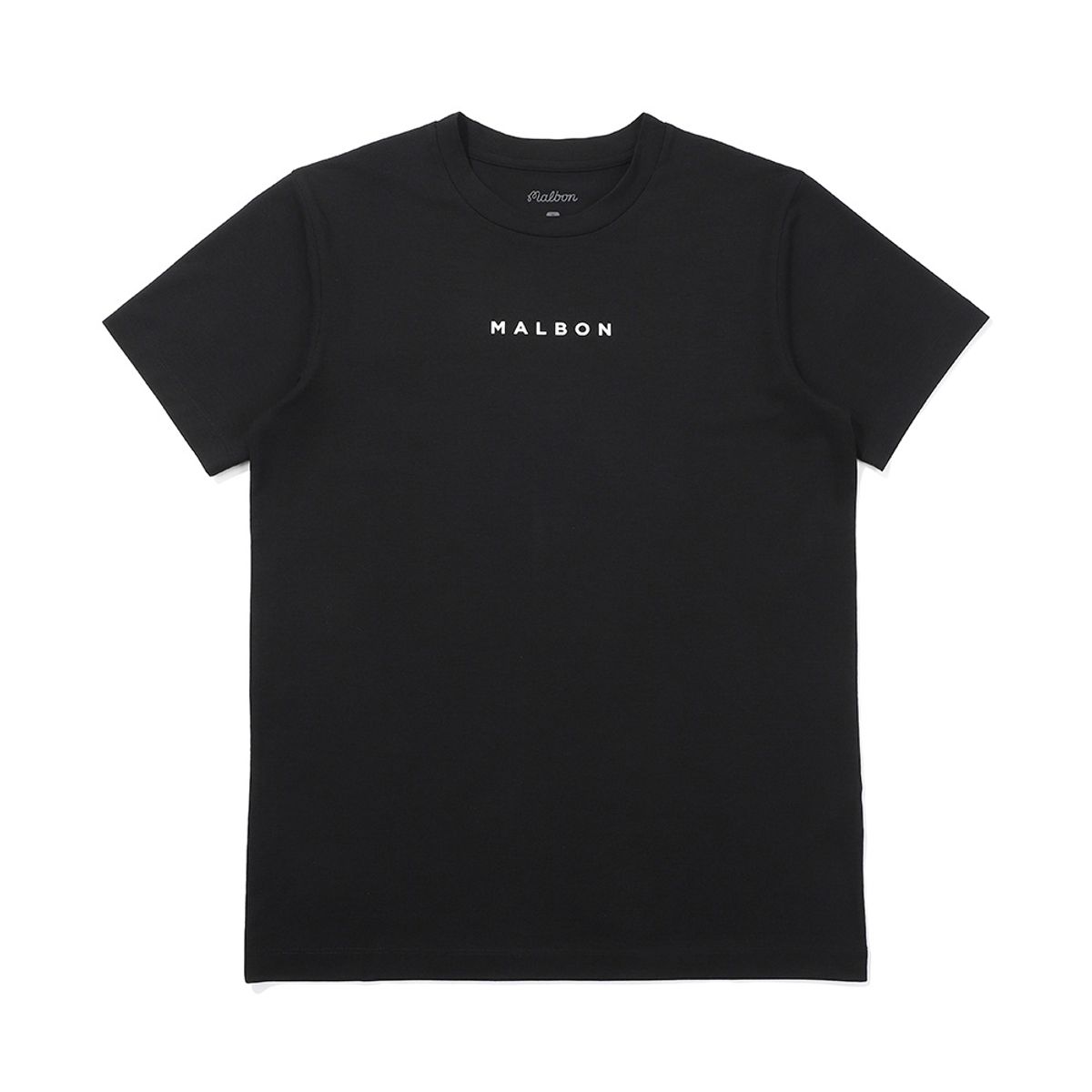 말본 골프(MALBON GOLF) 말본 핏티드 라운드 티셔츠 BLACK (MAN)