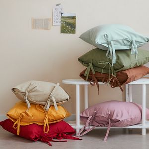 하멜 7COLOR 리본타이 린넨쿠션커버