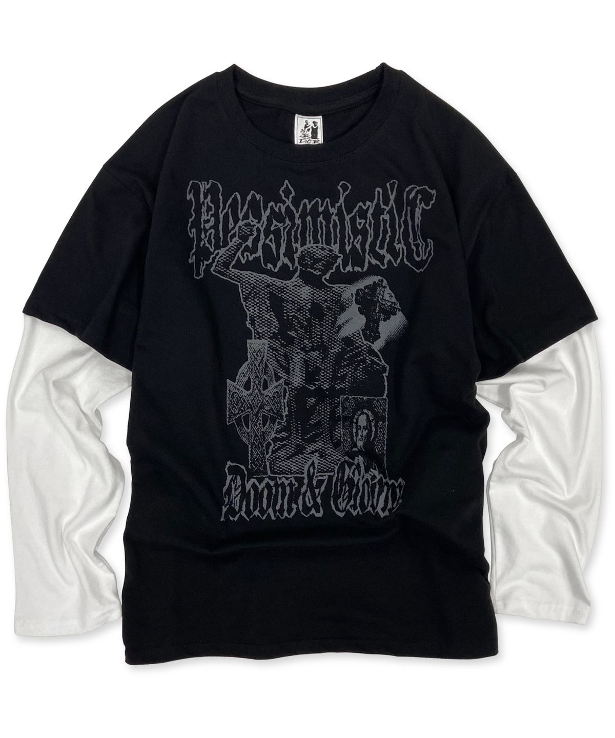 디파이클럽로버스(DEFYCLUBROBBERS) Doom and Gloom (Layered Long Sleeve)