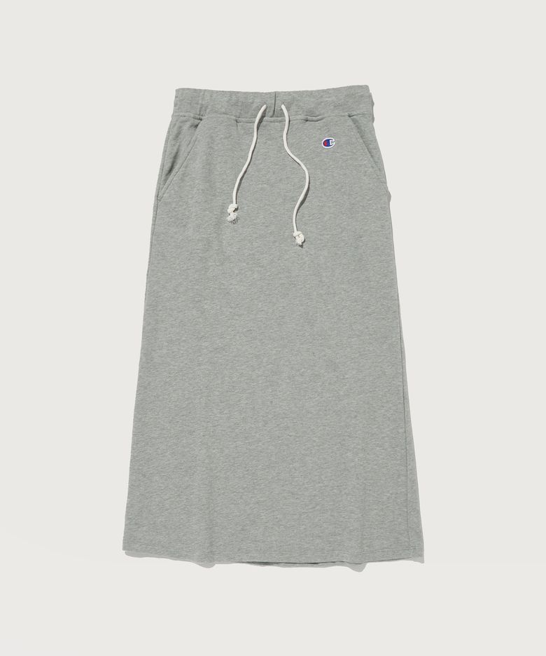 여성 C로고 롱 스트링 스커트 Nomal Grey