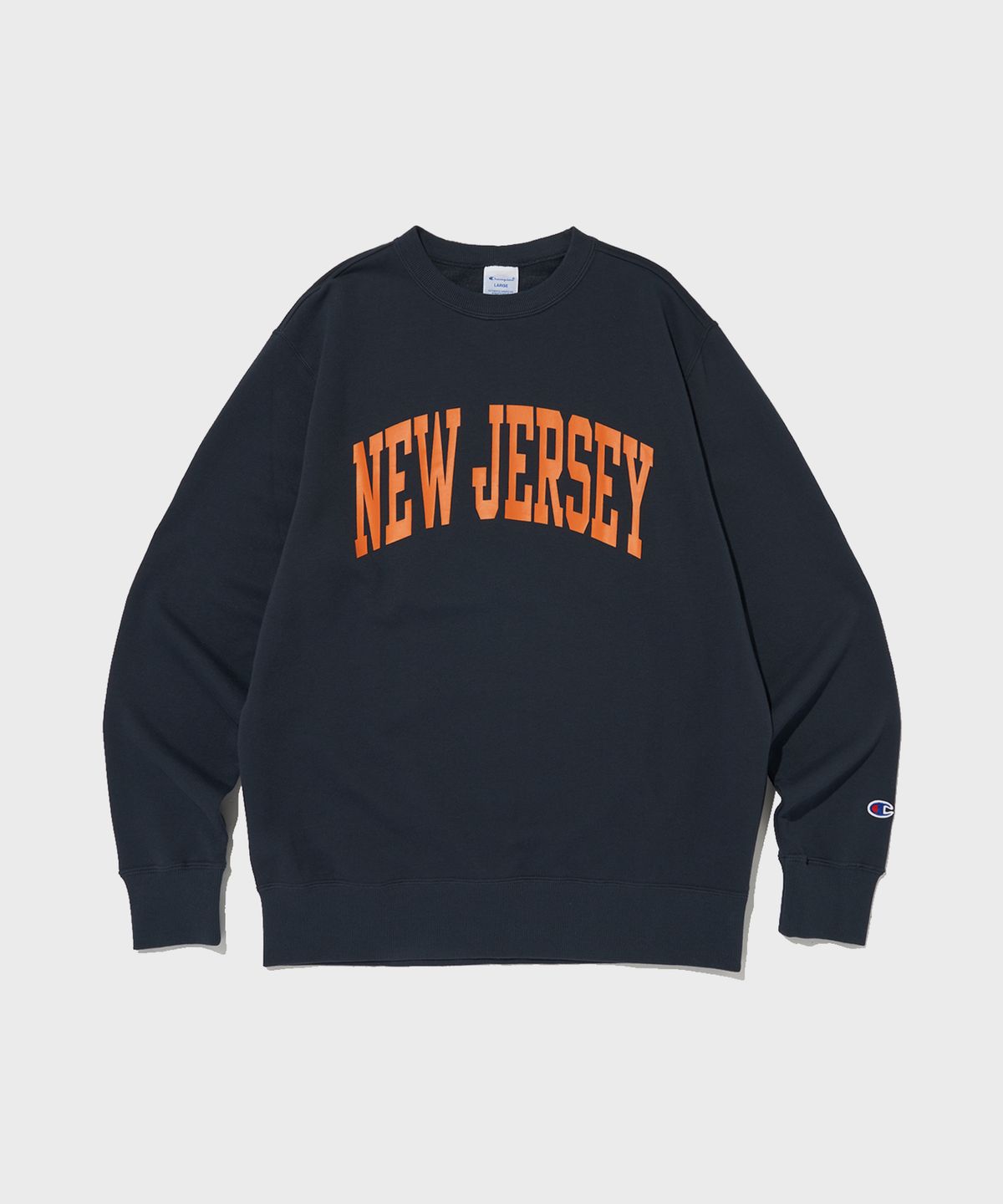 챔피온(CHAMPION) 뉴저지 CVC 크루넥 스웨트셔츠 Normal Navy
