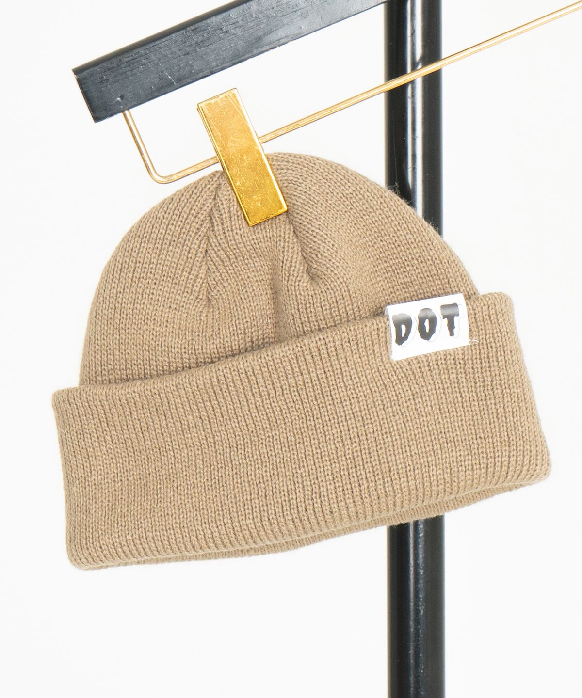 오드닷(ODD DOT) 오드 로고 아크릴 비니_베이지