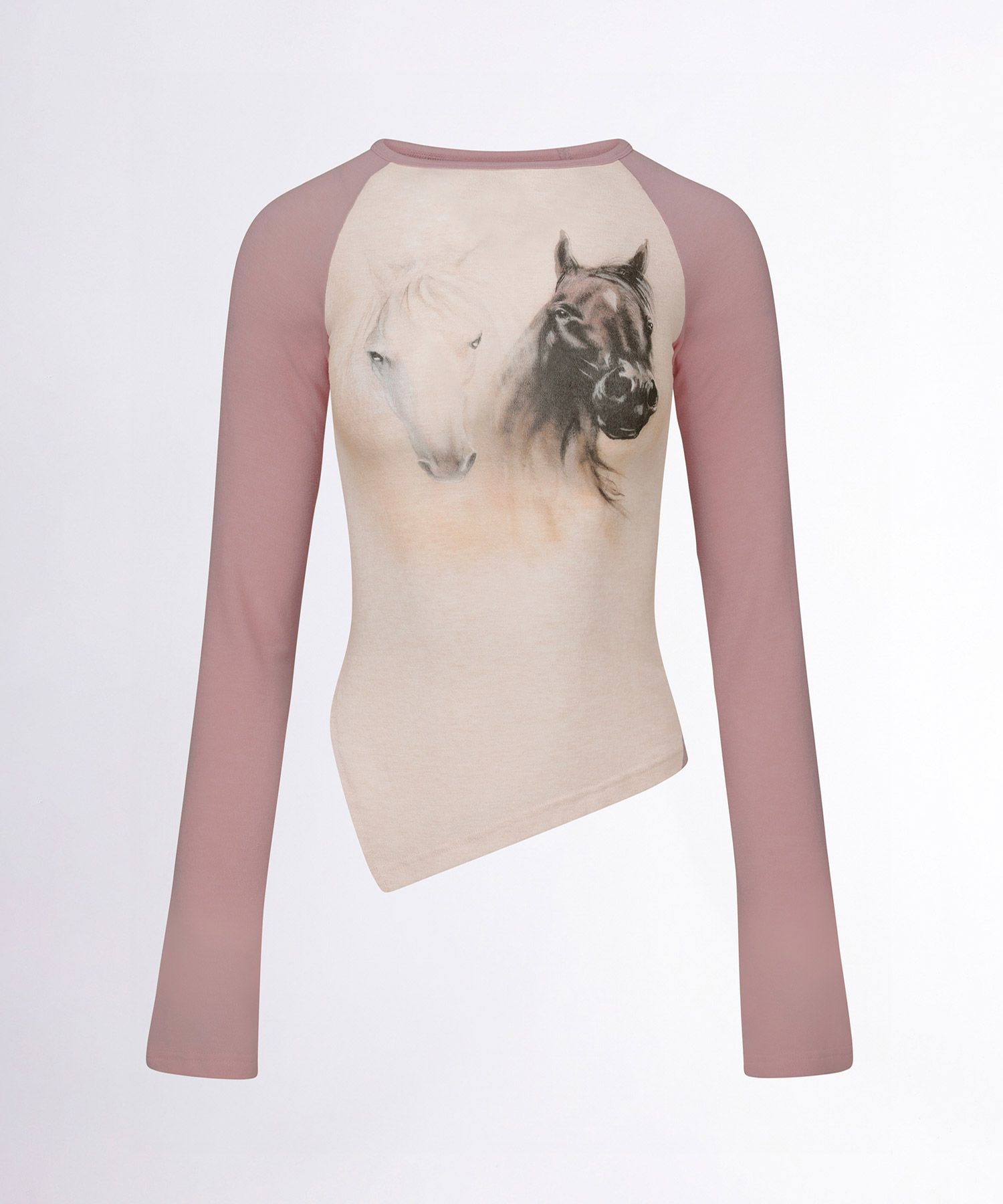 MUSINSA | SCULPTOR Howdy Raglan Tee Peach