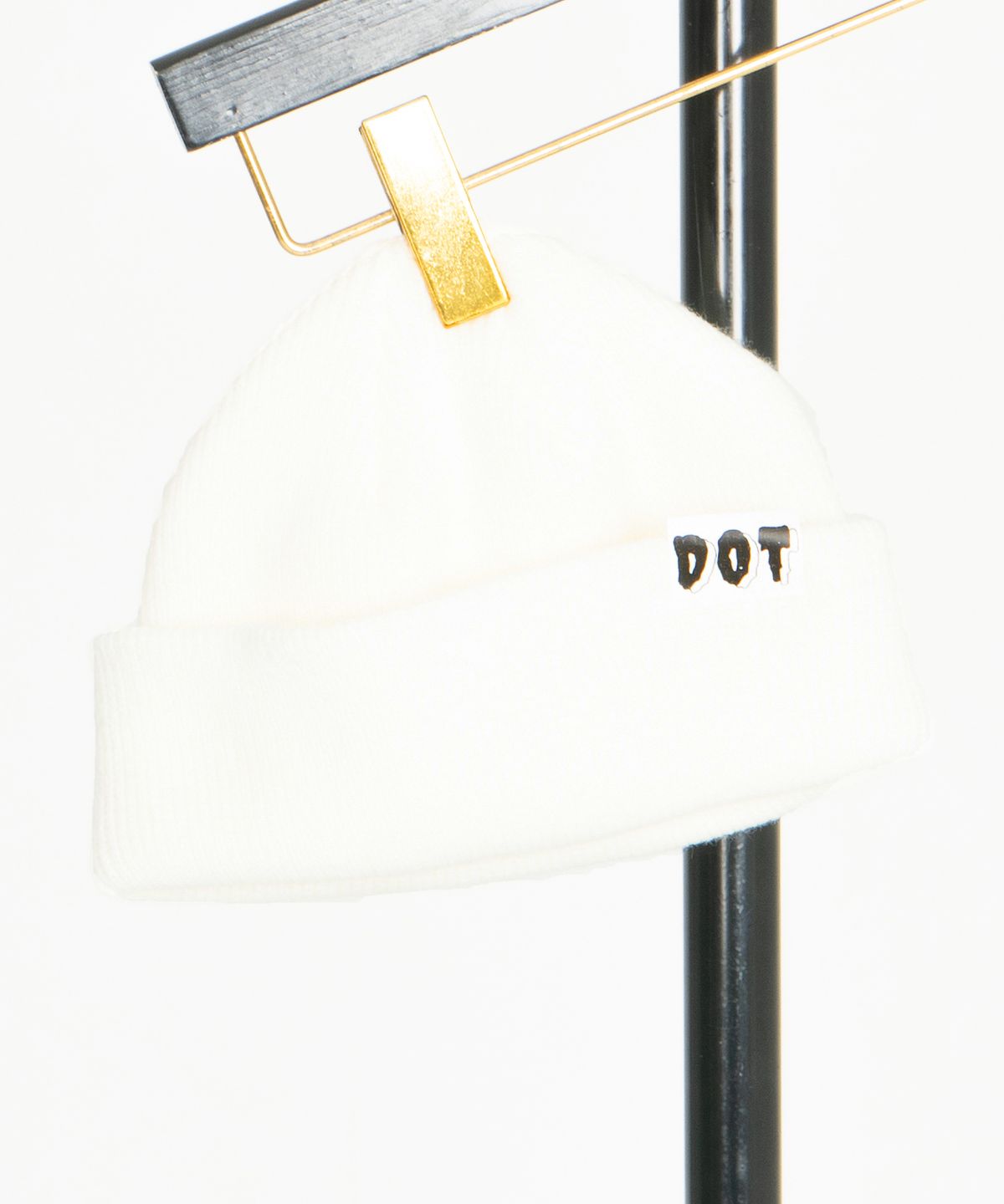 오드닷(ODD DOT) 오드 로고 아크릴 비니_화이트