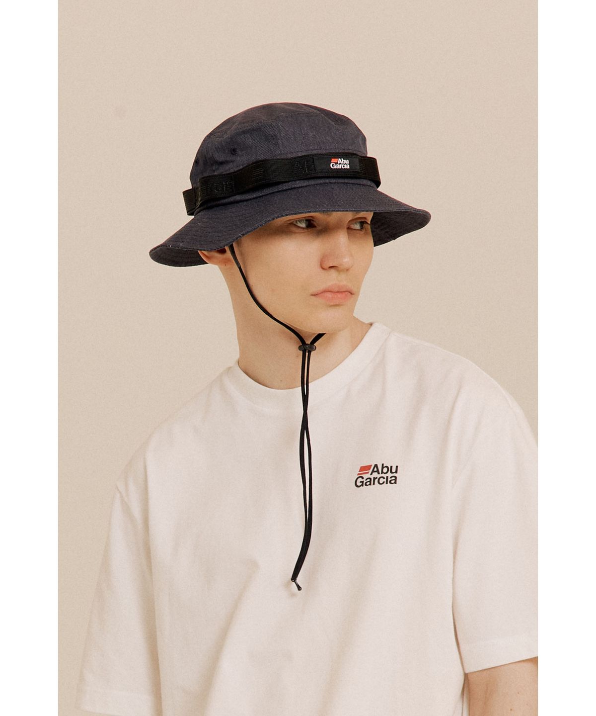 아부가르시아(ABU GARCIA) 웨빙 사파리햇 DENIM BLUE