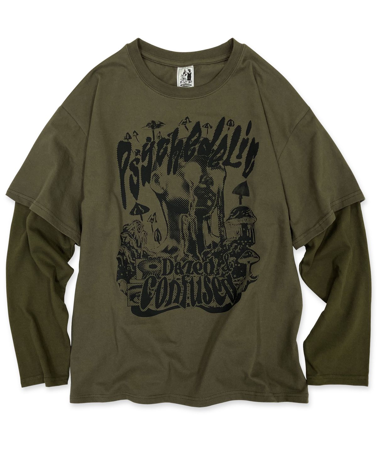 디파이클럽로버스(DEFYCLUBROBBERS) Psychedelic (Layered Long Sleeve)