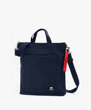 나일론 유틸리티 빅포켓 숄더백 GEE238-710 네이비