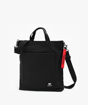 나일론 유틸리티 빅포켓 숄더백 GEE238-710 블랙