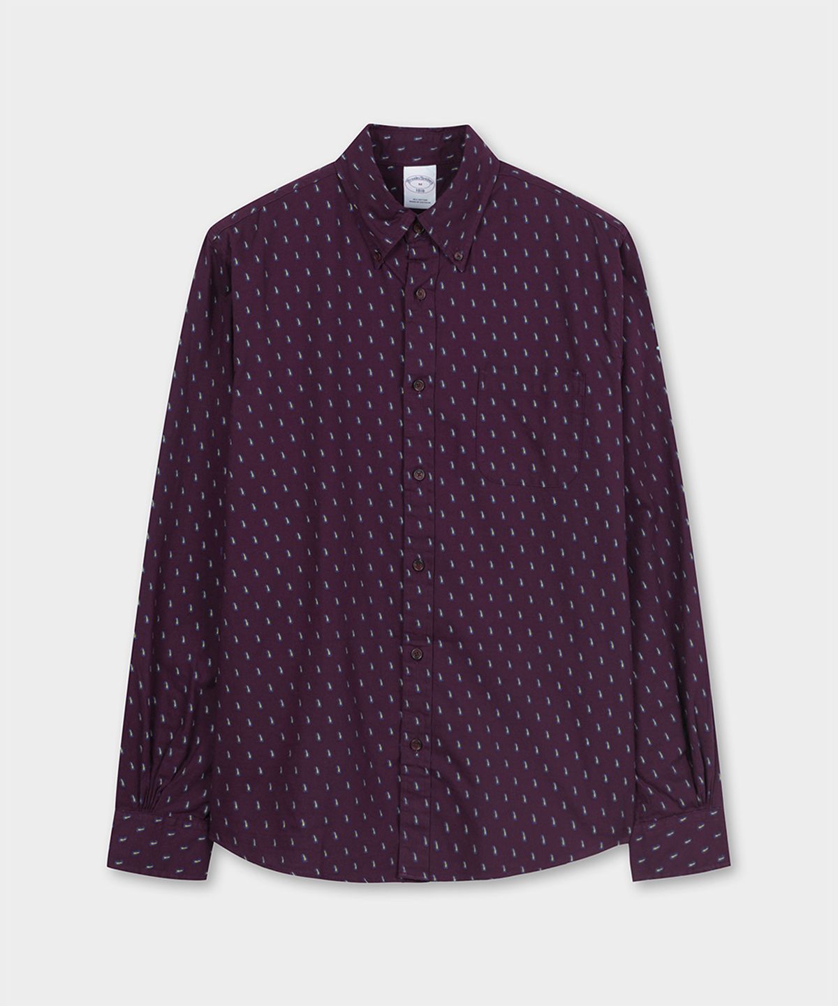 브룩스 브라더스(BROOKS BROTHERS) 프라이데이 풀라드 도비 셔츠 (퍼플) (BBTHMF3584TEF)