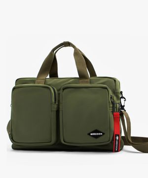 나일론 듀얼포켓 유틸리티 워크 토트백 GEE245-701 카키