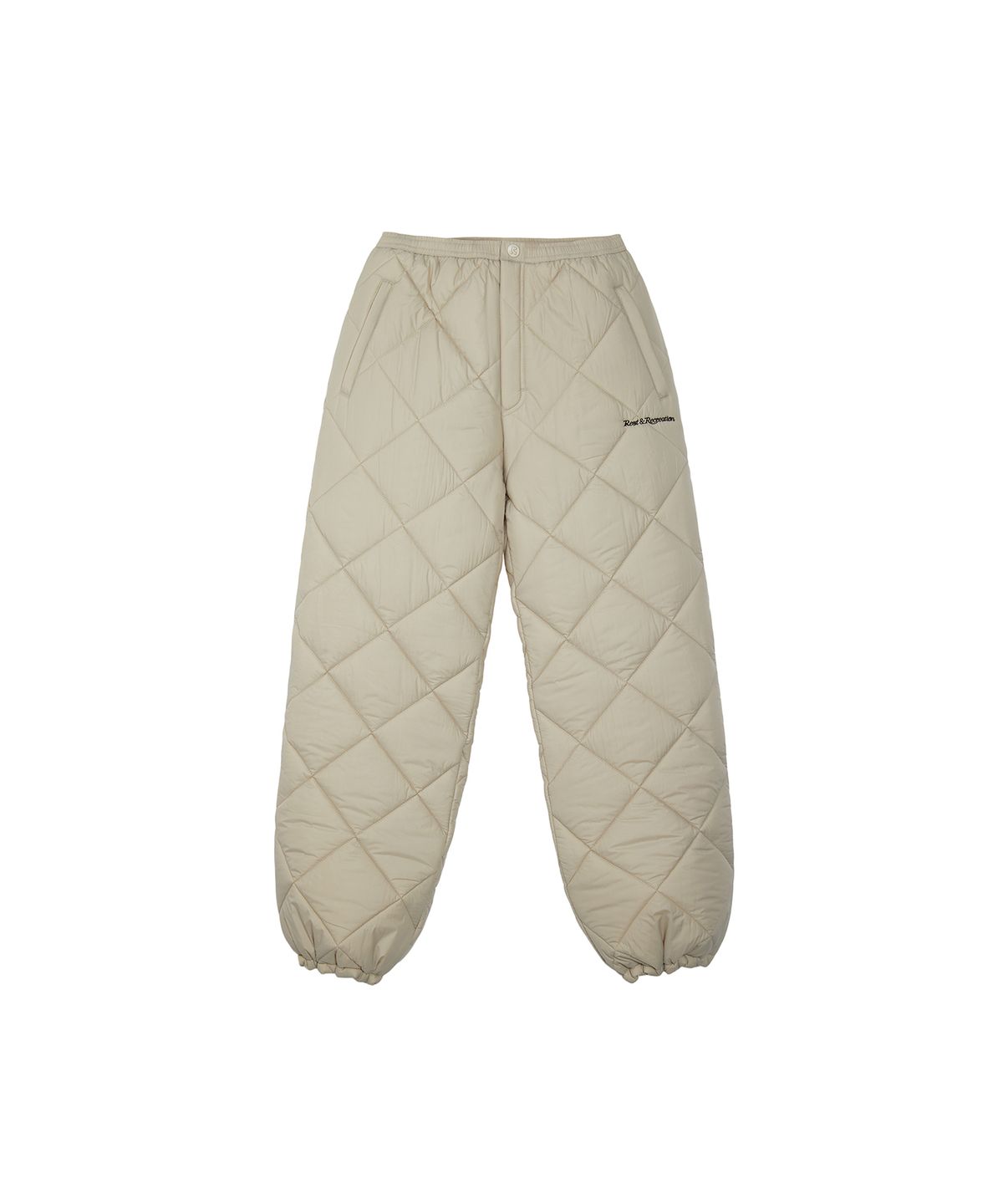 레스트앤레크레이션(REST&RECREATION) QUILTED PADDING PANTS - BEIGE