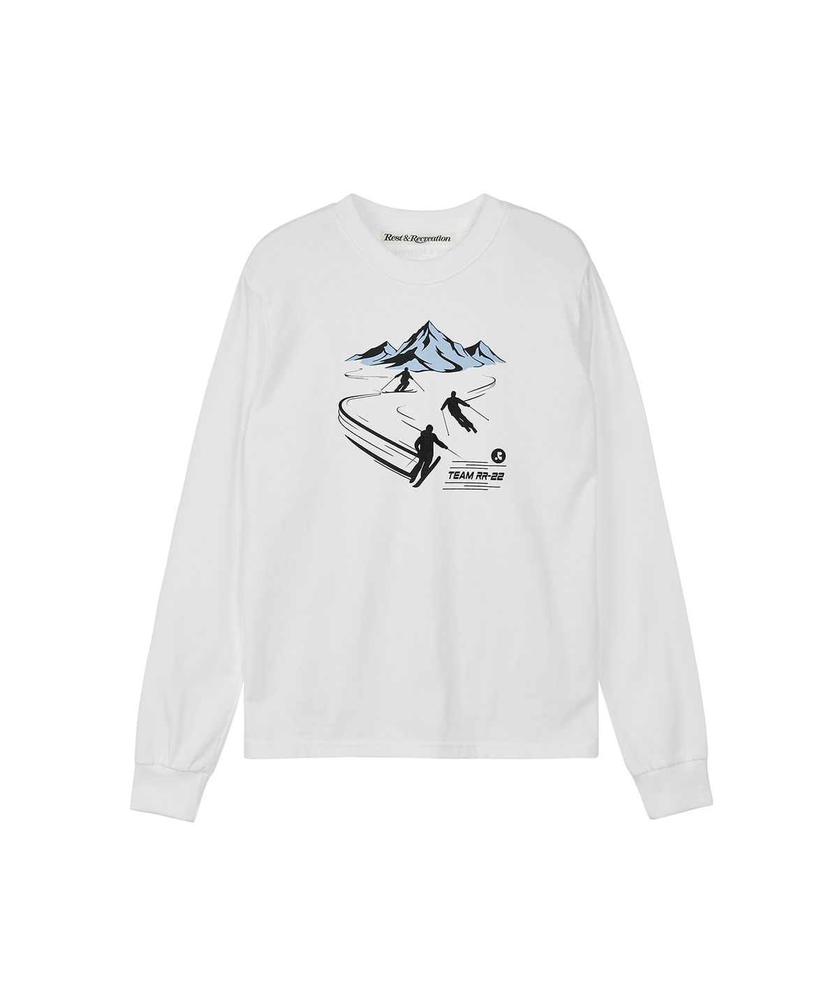레스트앤레크레이션(REST&RECREATION) 22TEAM GRAPHIC LONG SLEEVE T-SHIRT - WHITE