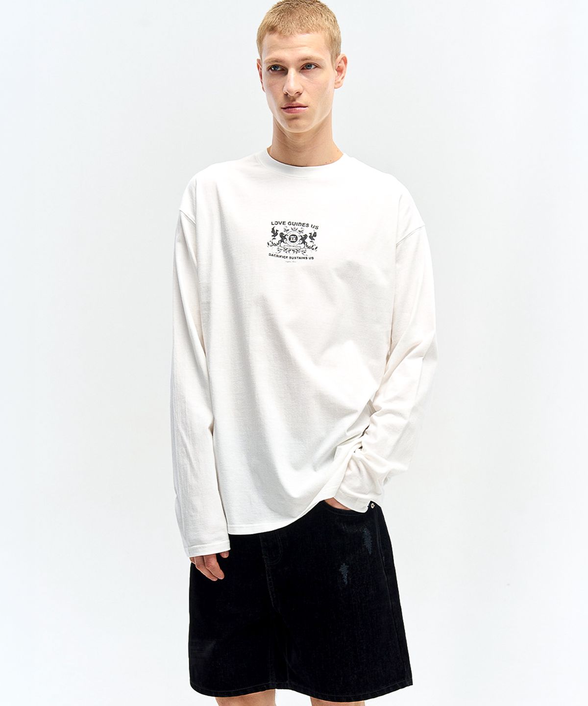 애니타임로릭(ANYTIME LOREAK) ROSE DYEING LONG SLEEVE-WHITE
