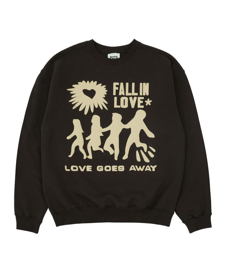 LOVE GONE SWEATSHIRT [BROWN]