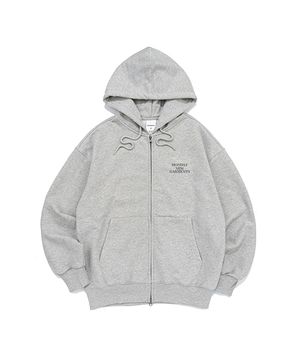 슬라잇 로고 집업 후드