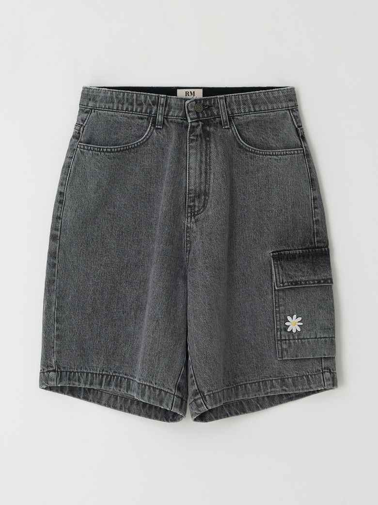 RELAXED DENIM SHORTS