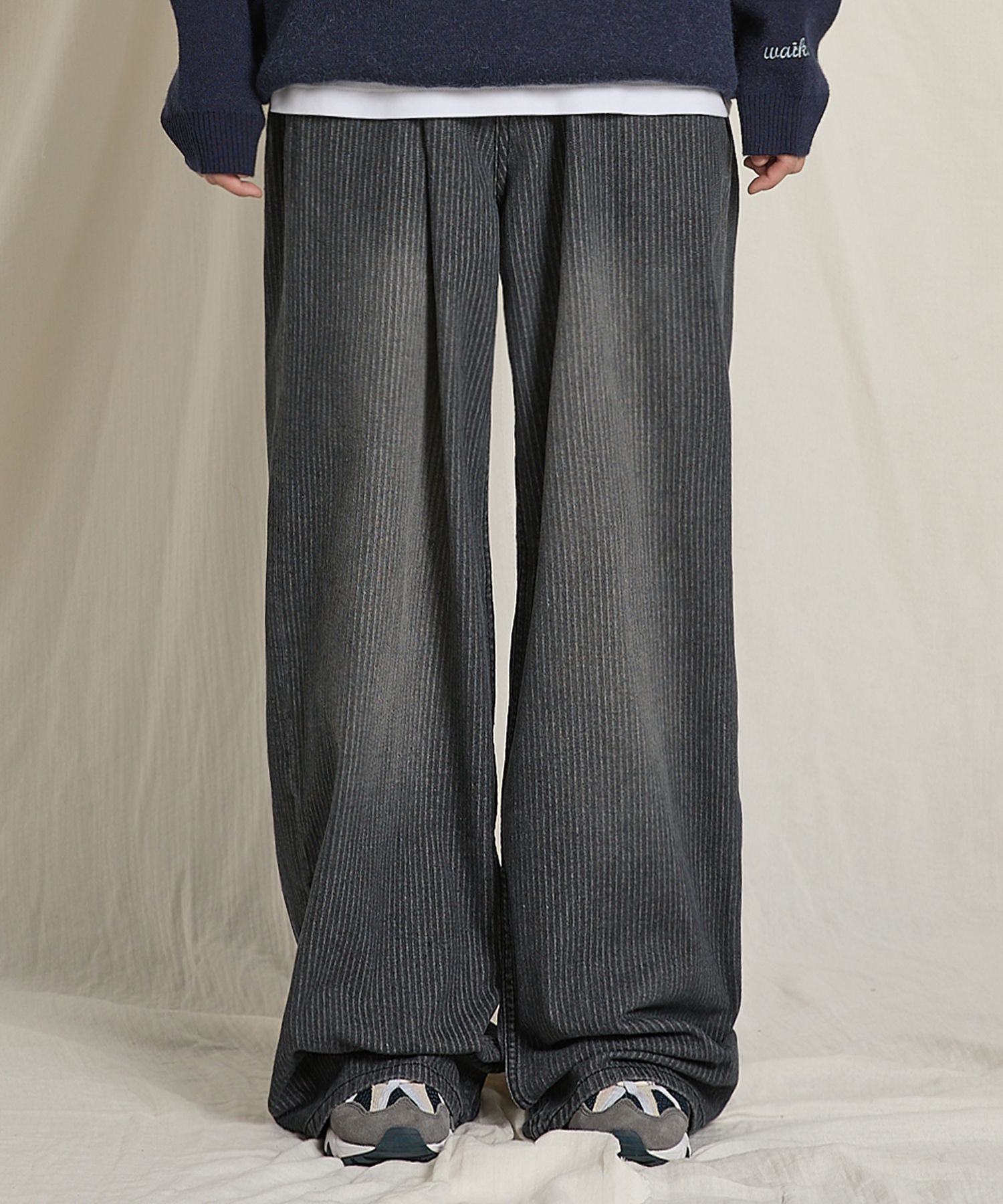 【Wai Kei】 Corduroy denim pants /追跡付 MUSINSA公式 | WAI KEI Corduroy denim pants black