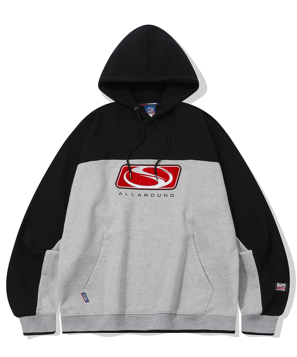 스포츠챔버(SPORT CHAMBER) SC 빅 플래시 후드 티셔츠(블랙)