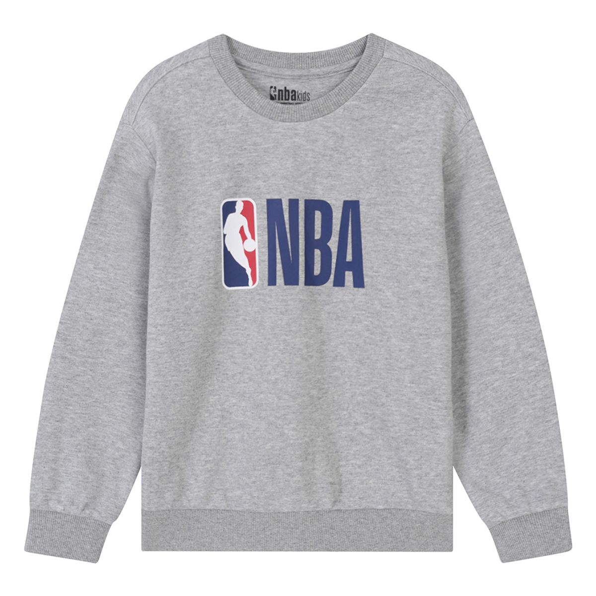 엔비에이 키즈(NBA KIDS) 빅로고 맨투맨(K243TS160P) 멜란지 그레이