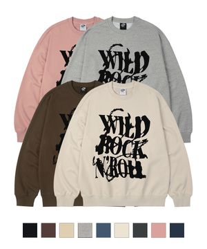 (기모추가) 와일드 락 앤 롤  맨투맨_7 COL