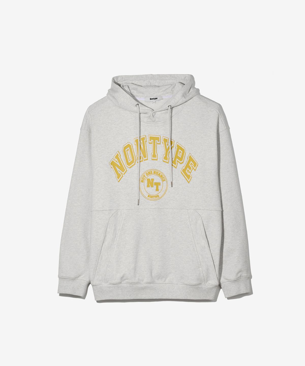 논타입(NONTYPE) SCHOOL SYMBOL HOODY (BEIGE)