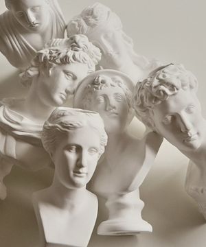 미니 엔틱 석고상 6type