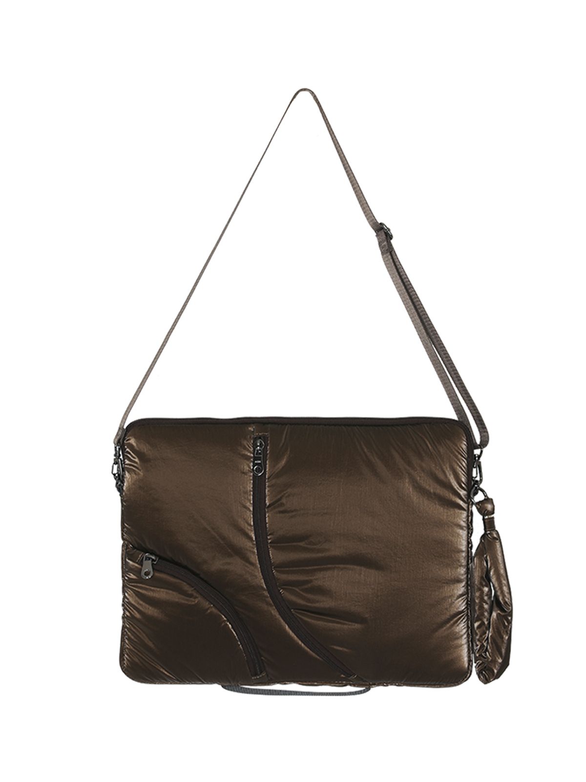 아코크(ACOC) Lake 13 Laptop Clutch_Brown
