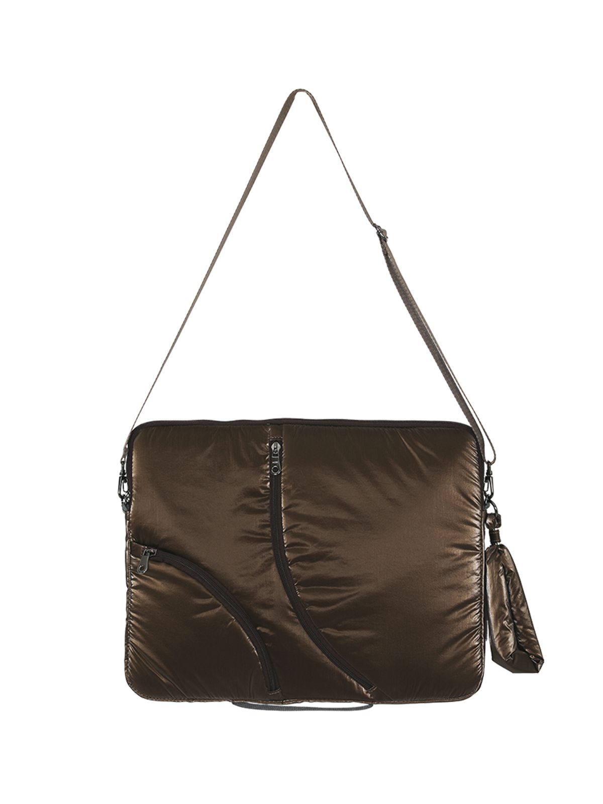 아코크(ACOC) Lake 16 Laptop Clutch_Brown