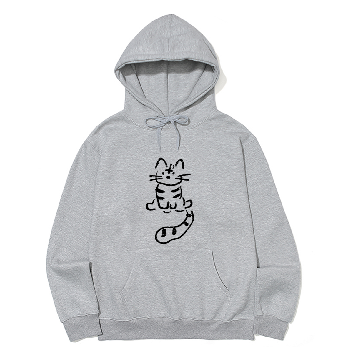 어썸어스(AWESOMEUS) LONG TAIL CAT HOODIE_3 COLOR