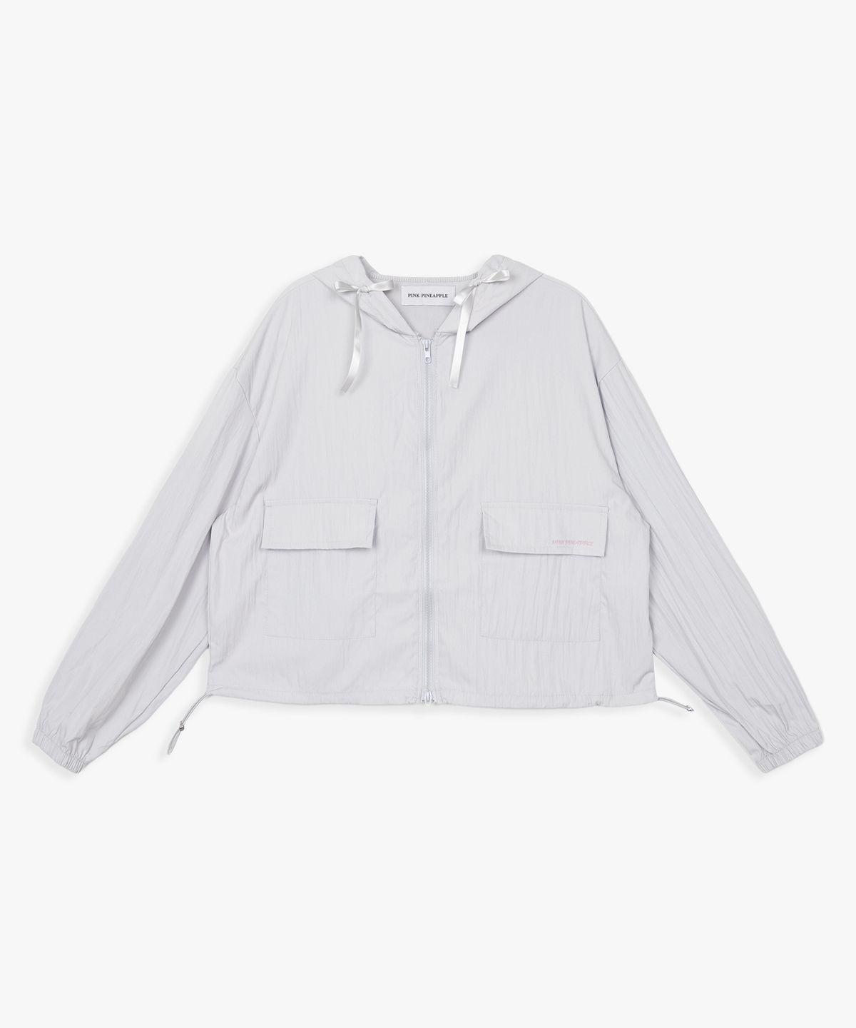 핑크파인애플(PINK PINEAPPLE) TWO-WAY STRING WIND BREAKER_GREY