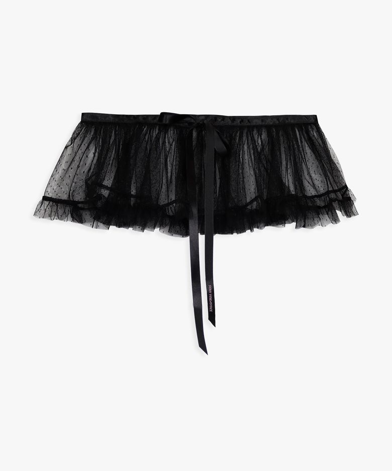 TUTU APRON SKIRT_BLACK
