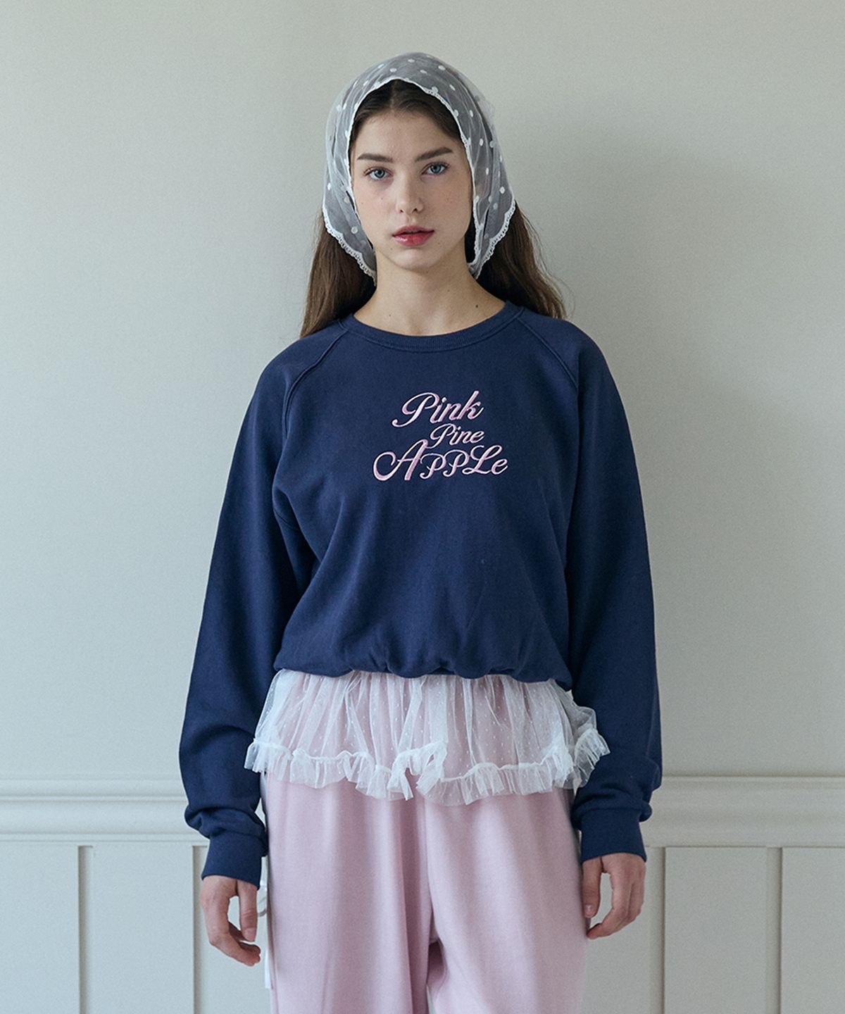 핑크파인애플(PINK PINEAPPLE) TUTU APRON SKIRT_IVORY