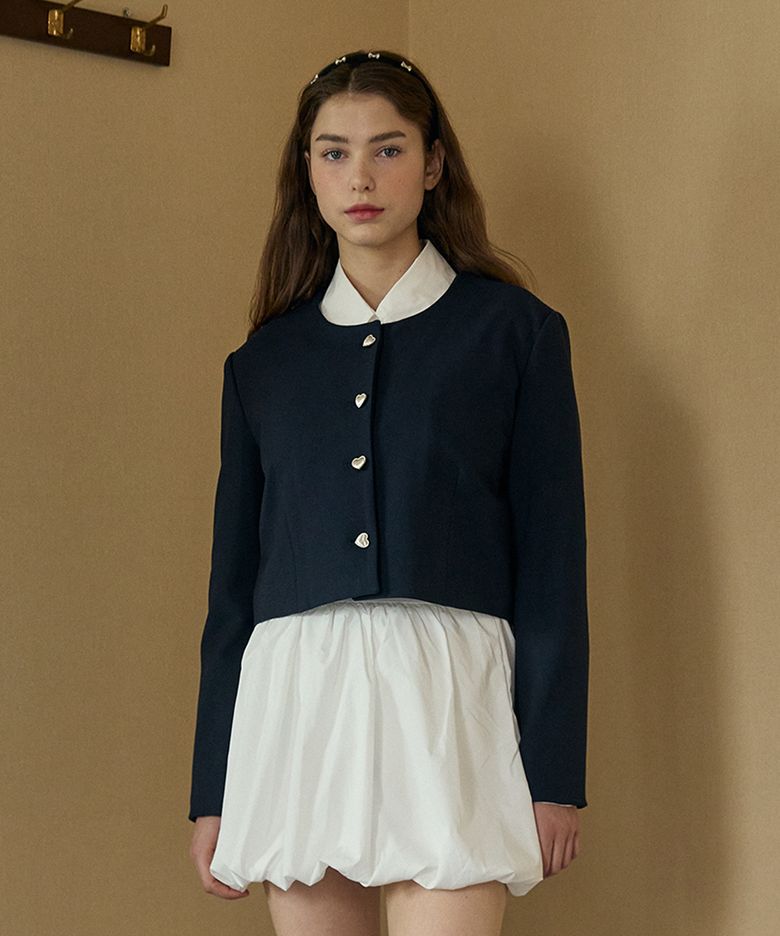 TIDY ROUND JACKET_NAVY