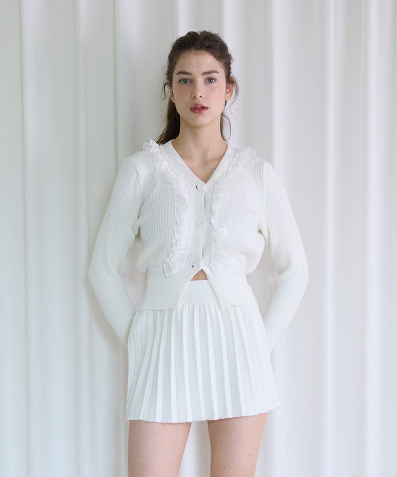 PURE KNIT SET UP_IVORY