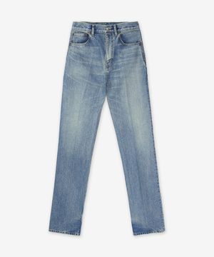 미드 라이즈 스트레이트 데님 팬츠 - 벤자민 블루 / 795350Y13KD4423