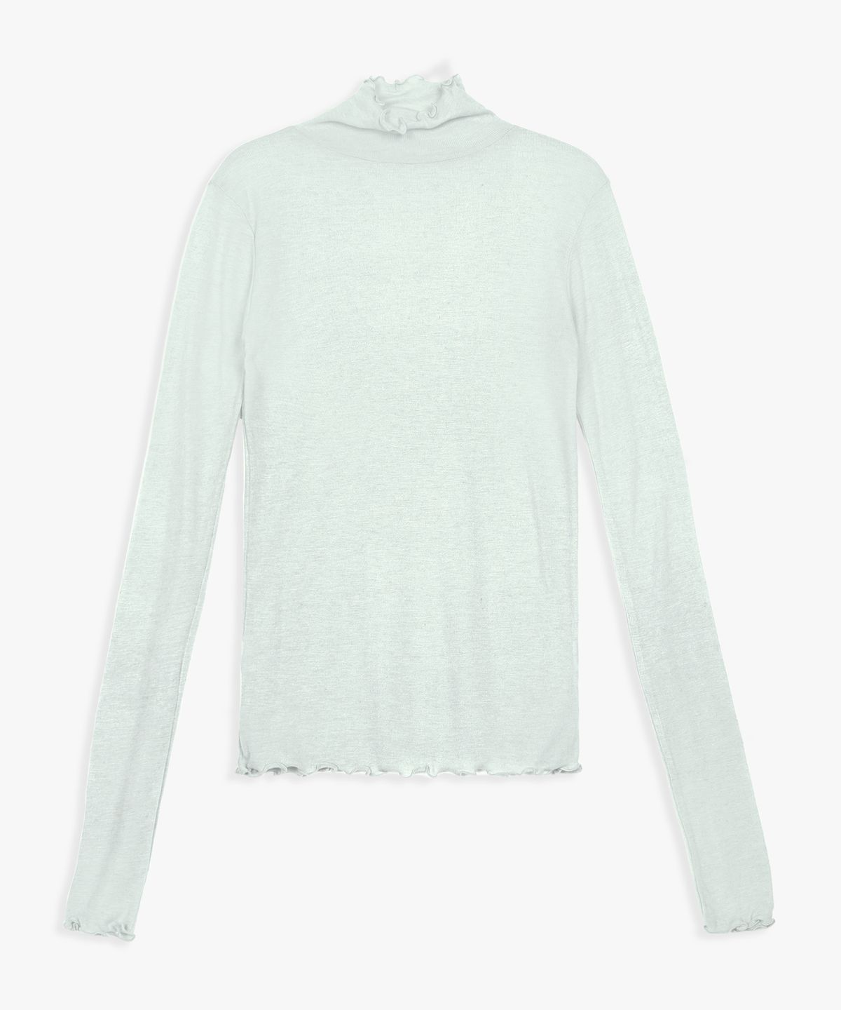핑크파인애플(PINKPINEAPPLE) SHEER TURTLENECK TOP_MINT