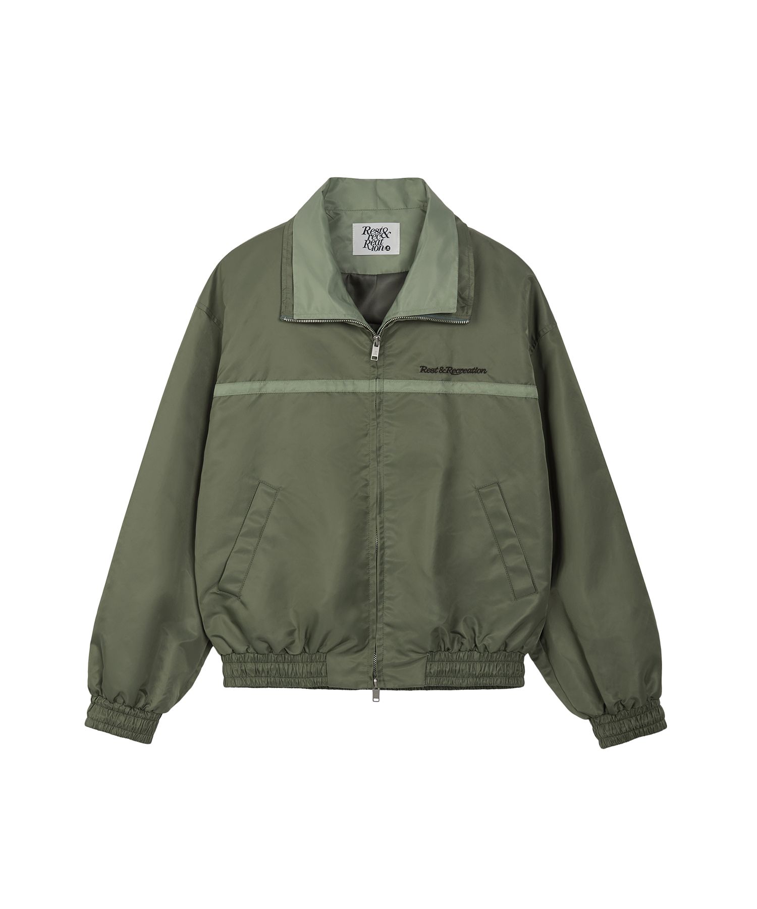 MUSINSA公式 | REST&RECREATION LAYERED NYLON JACKET - KHAKI