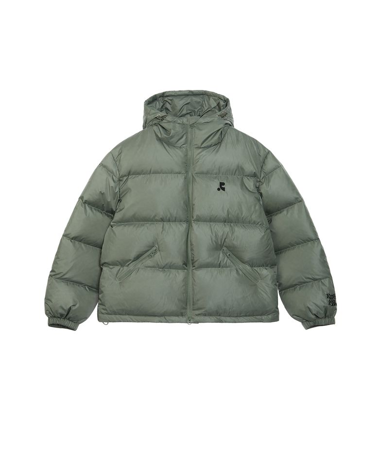 2WAY HOOD DOWN JACKET - KHAKI