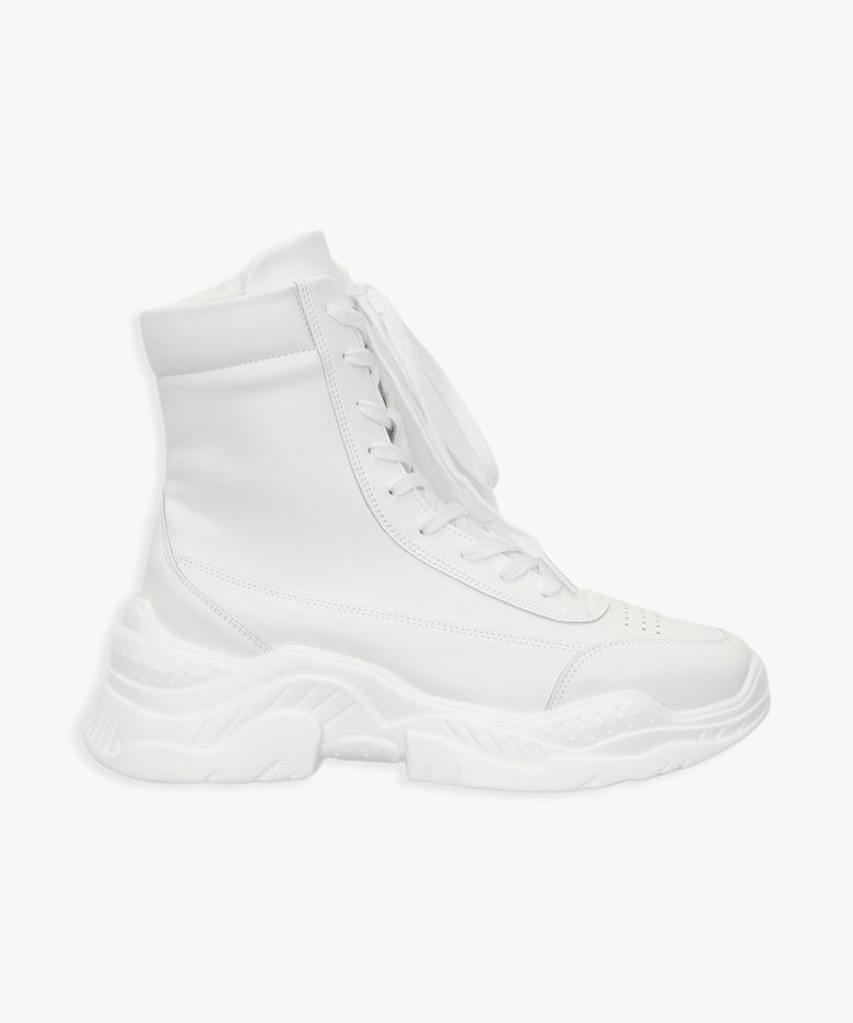 LACE UP HIGH TOP SNEAKERS_WHITE