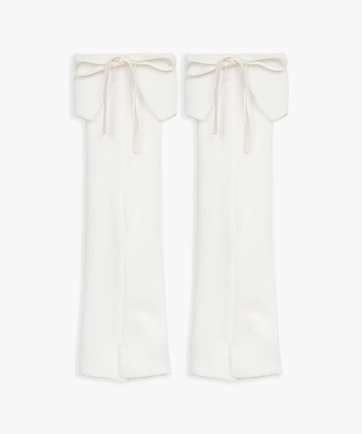 핑크파인애플(PINK PINEAPPLE) BALLET CUFFED LEG WARMER_WHITE