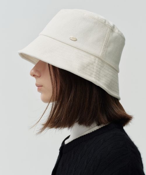 帽子・その他 depound corduroy bucket hat beige DP2479HT002MBEXX MUSINSA | DEPOUND Corduroy Bucket Hat [Ivory]