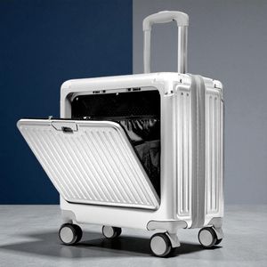 원터치 캐리어 버먼트 여행가방 캐리어 스틸 실버 18인치