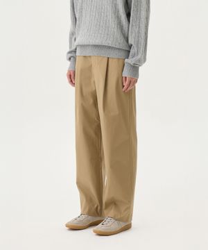 몰스킨 와이드 팬츠 BEIGE