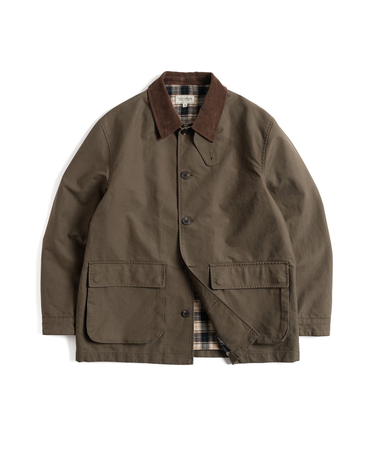 MUSINSA | WILD BRICKS CT BARN JACKET (olive)