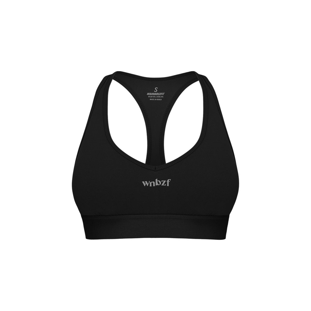 워너비즈핏(WANNABEZFIT) DEMI 브라탑 블랙